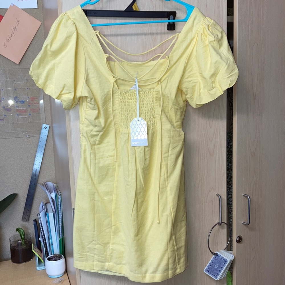 YELLOW SUN DRESS